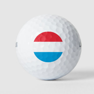 Luxemburgse vlag golfballen