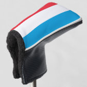 Luxemburgse vlag golfheadcover (3/4 voorkant)