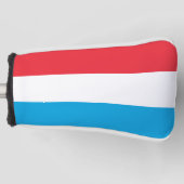 Luxemburgse vlag golfheadcover (Voorkant)