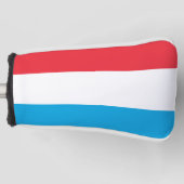 Luxemburgse vlag golfheadcover (Voorkant)