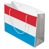 Luxemburgse vlag groot cadeauzakje (Achterkant Gekanteld)