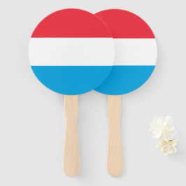 Luxemburgse vlag handwaaier