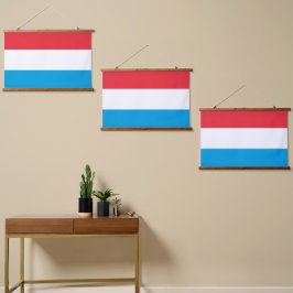 Luxemburgse vlag hangend wandkleed