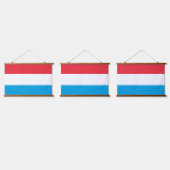 Luxemburgse vlag hangend wandkleed (Driedubbel)