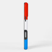 Luxemburgse vlag iPhone hoesje (Rechterkant)