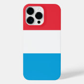 Luxemburgse vlag iPhone hoesje (Achterkant)