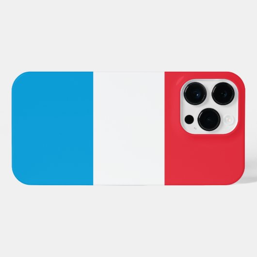 Luxemburgse vlag iPhone hoesje (Achterkant horizontaal)