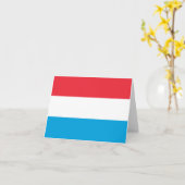 Luxemburgse vlag kaart (Gele Bloem)