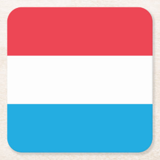 Luxemburgse vlag kartonnen onderzetters