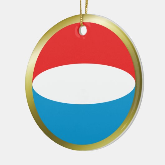Luxemburgse vlag keramisch ornament (Links)
