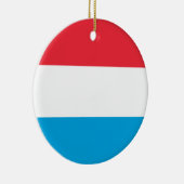Luxemburgse vlag keramisch ornament (Rechts)