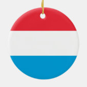 Luxemburgse vlag keramisch ornament (Achterkant)