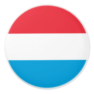 Luxemburgse vlag keramische knop