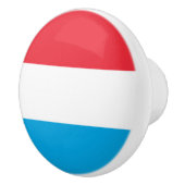 Luxemburgse vlag keramische knop (Rechts)