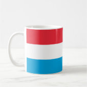 Luxemburgse vlag keramische Mok (Links)