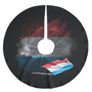 Luxemburgse vlag kerstboom rok