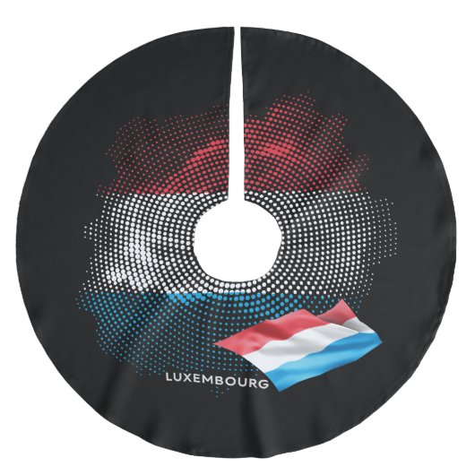 Luxemburgse vlag kerstboom rok (Voorkant)