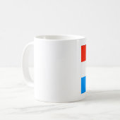Luxemburgse vlag koffiemok (Voorkant links)