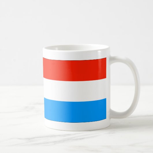 Luxemburgse vlag koffiemok (Rechts)