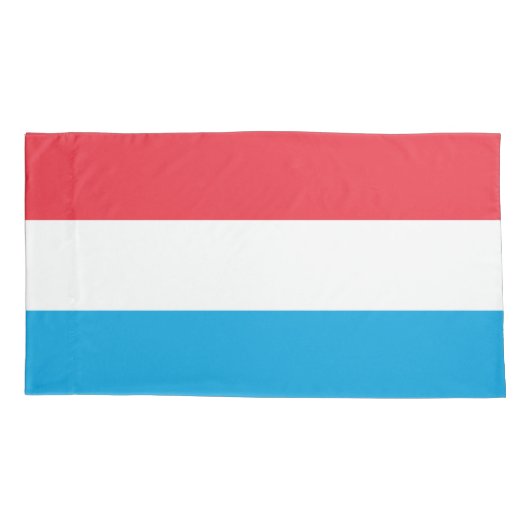 Luxemburgse vlag kussensloop (Achterkant)