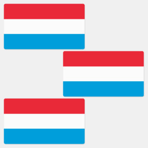 Luxemburgse vlag labels