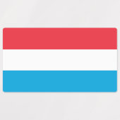 Luxemburgse vlag labels (Design 2)