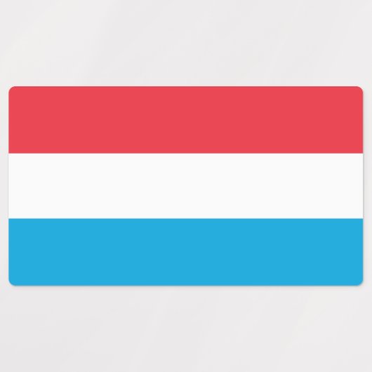 Luxemburgse vlag labels (Design 1)