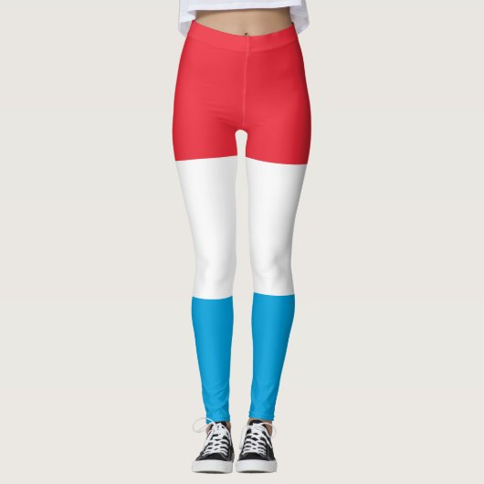 Luxemburgse vlag leggings (Voorkant)
