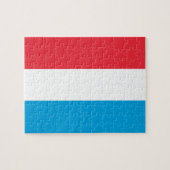 Luxemburgse vlag legpuzzel (Horizontaal)