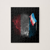 Luxemburgse vlag legpuzzel (Verticaal)