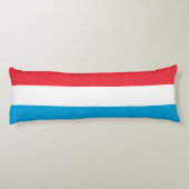Luxemburgse vlag lichaamskussen (Achterkant)