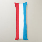 Luxemburgse vlag lichaamskussen (Achterkant (Verticaal))