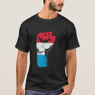 Luxemburgse Vlag Luxemburgse Trots Letzebuerg Han T-shirt
