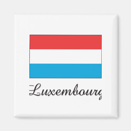 Luxemburgse vlag magneet (Voorkant)