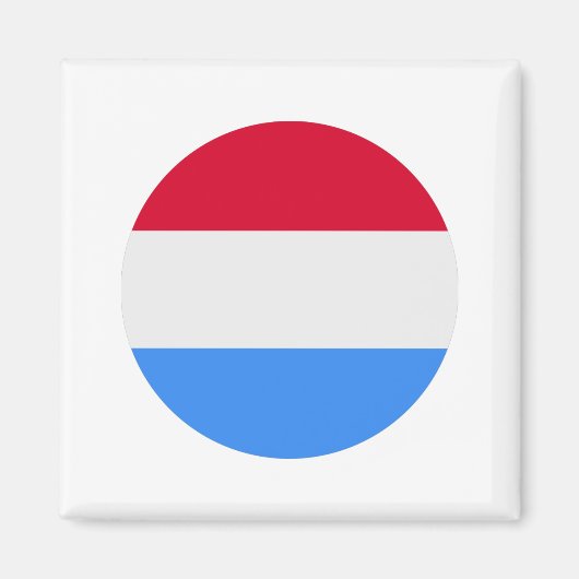 Luxemburgse vlag magneet (Voorkant)