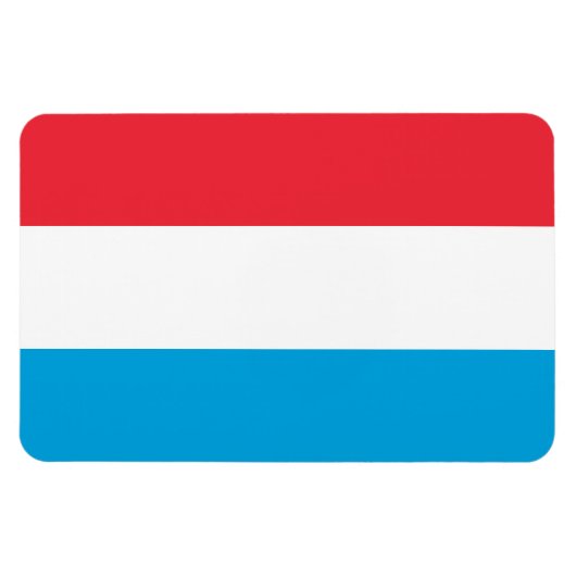Luxemburgse vlag magneet (Horizontaal)