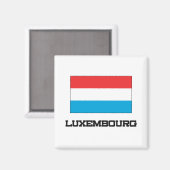 Luxemburgse vlag magneet (Voorkant / Achterkant)
