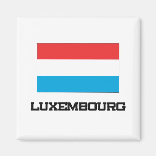 Luxemburgse vlag magneet (Voorkant)