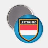 Luxemburgse vlag magneet (Voorkant / Achterkant)