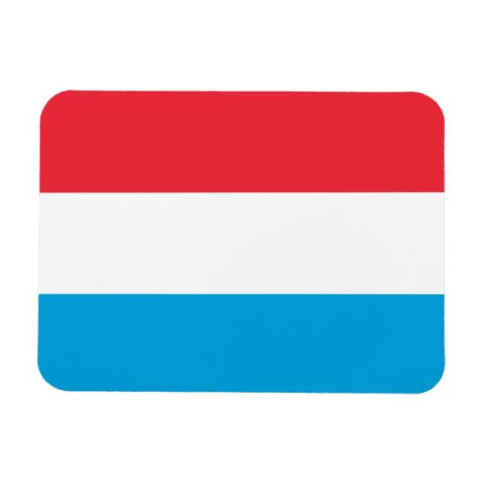 Luxemburgse vlag magneet (Horizontaal)