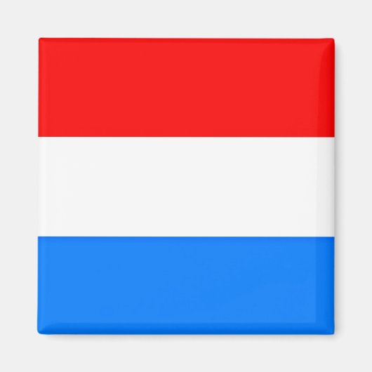 Luxemburgse vlag magneet (Voorkant)