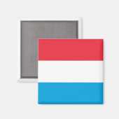 Luxemburgse vlag magneet (Voorkant / Achterkant)