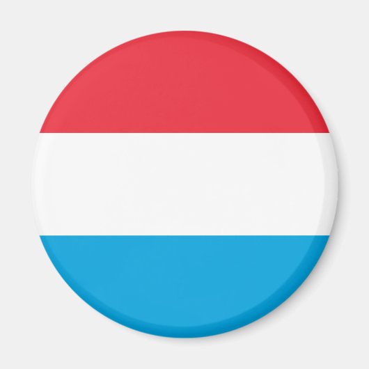 Luxemburgse vlag magneet (Voorkant)