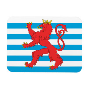 Luxemburgse vlag Magnet - Red Lion Magneet