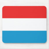 Luxemburgse vlag Mousepad Muismat (Voorkant)
