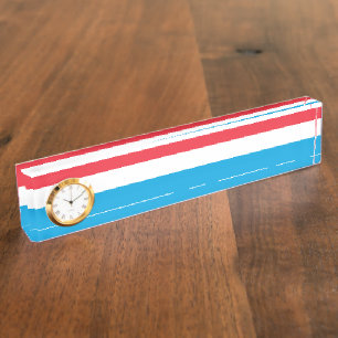 Luxemburgse vlag naambordje