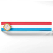 Luxemburgse vlag naambordje (Voorkant)