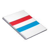 Luxemburgse vlag notitieboek (Rechterzijde)