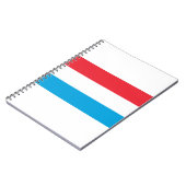Luxemburgse vlag notitieboek (Linkerzijde)