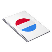 Luxemburgse vlag notitieboek (Rechterzijde)
